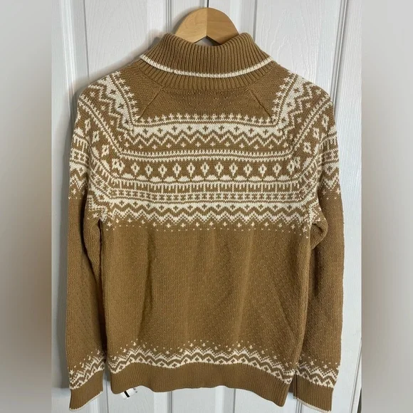 NWT Lands’ End Drifter Sweater in Rich Camel - Picture 2 of 5